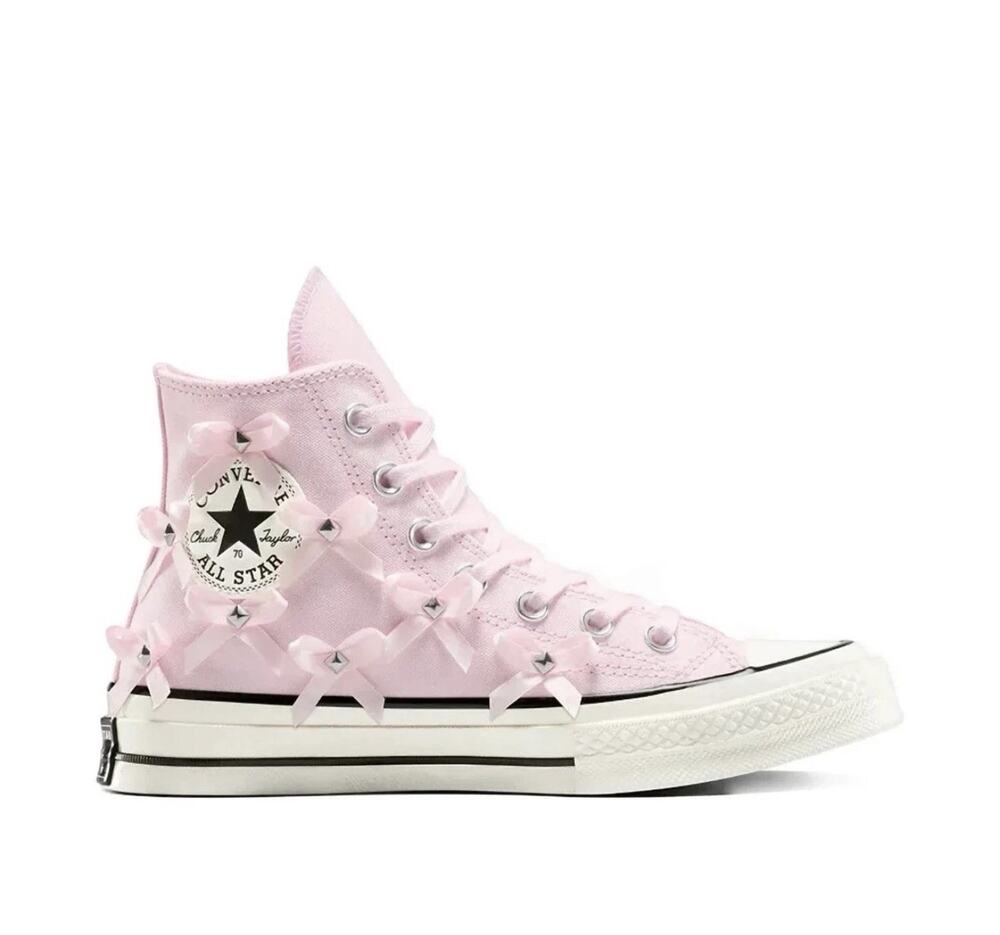 Converse Chuck 70 Hi 'Bow Studded' (A14444C) 'Pink/White" Women's Sneaker